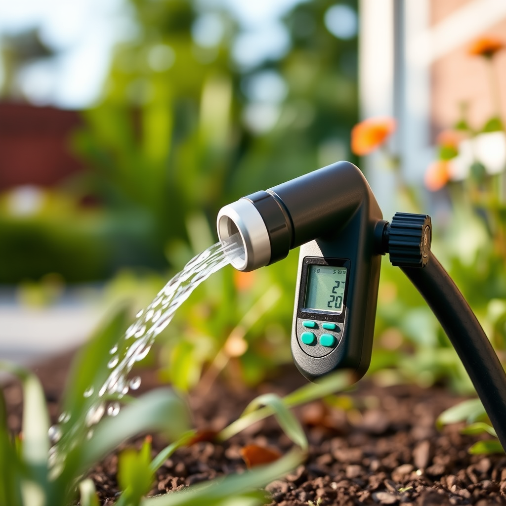 Digital Garden Hose Water Flow Meter