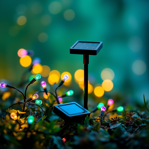 Colorful Firefly - Solar mini LED Christmas lights on Strings