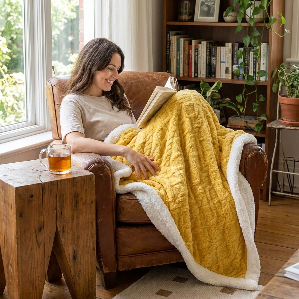 Fleece Blanket lifestyle