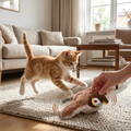 Fluttering Bird Cat Toy lifestyle