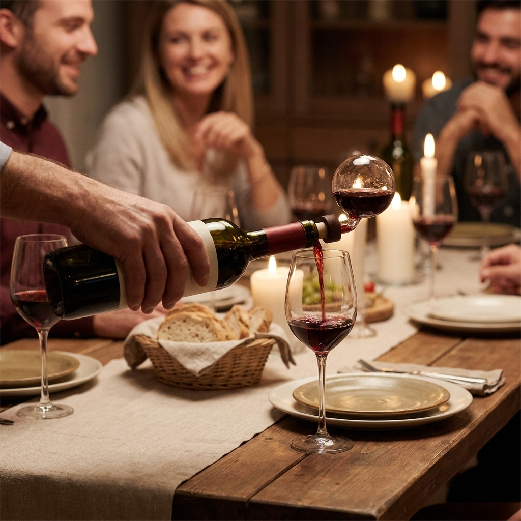 Glass Wine Aerator Decanter lifestyle