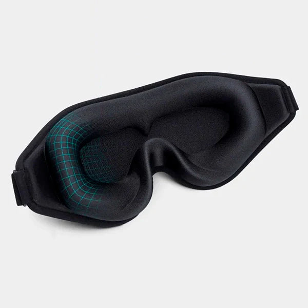 3D Sleep Mask Made Of Memory Foam - in use