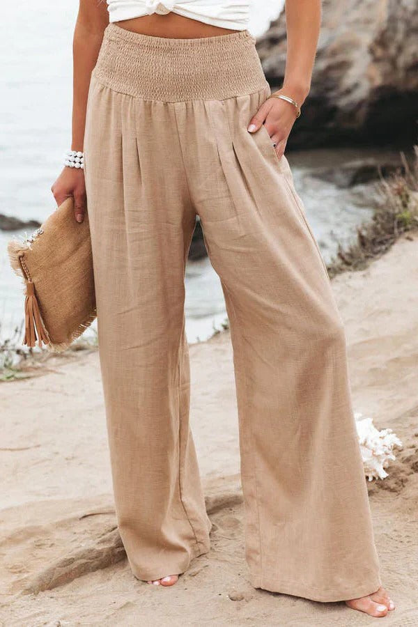 Cotton and Linen Pants - in use