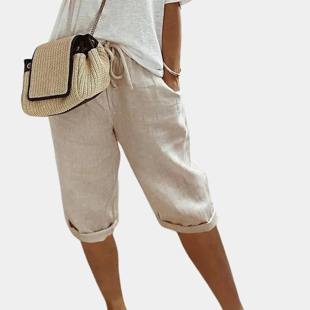 Comfortable Women's Shorts - in use