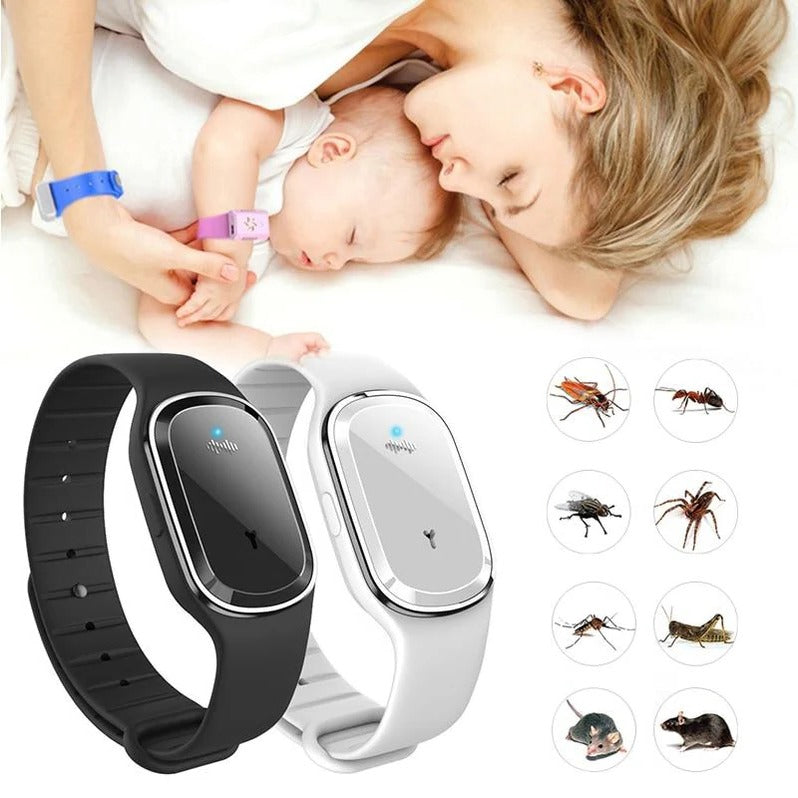 Anti-Mosquito Wristband - in use