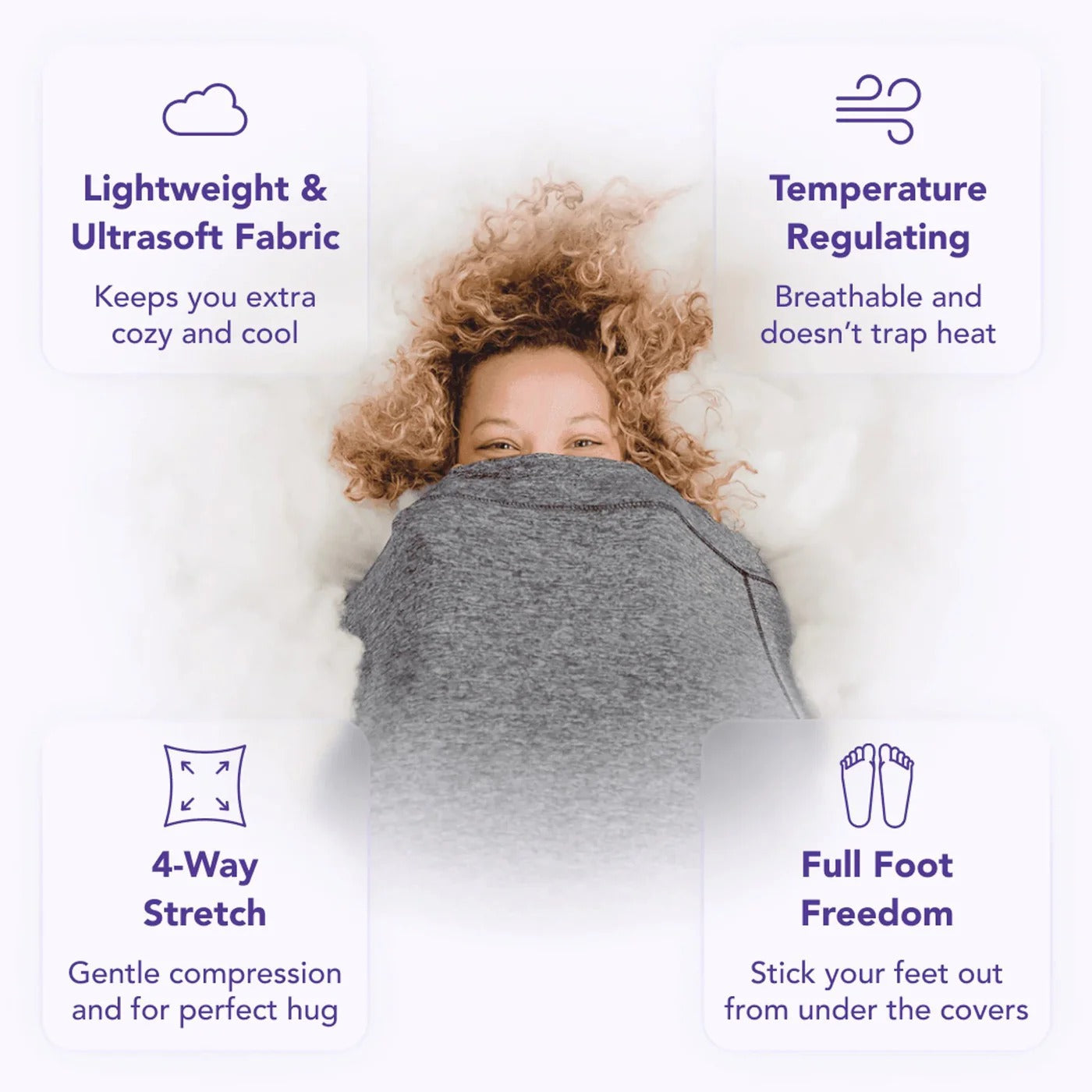 Adult Swaddle Blanket - detail