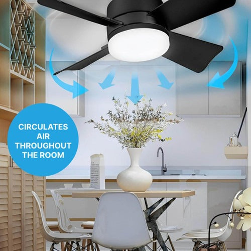 Ceiling-mounted fan - detail