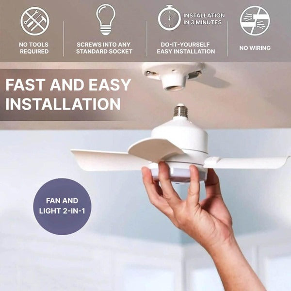 Ceiling-mounted fan - detail