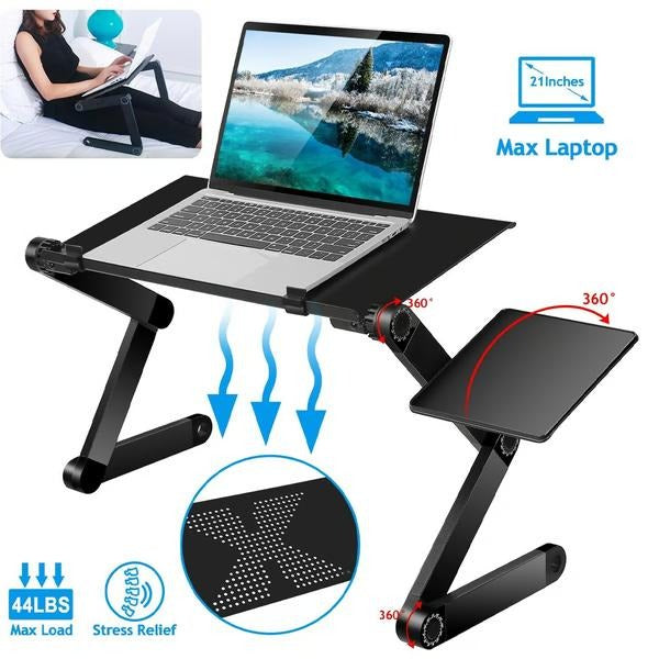 Ergonomic Laptop Stand - in use