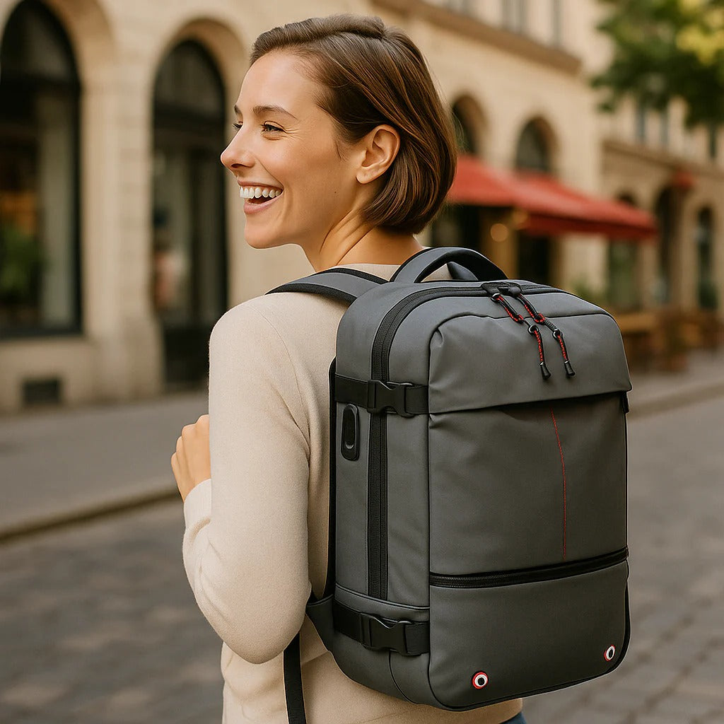 Compression Travel Backpack - alternate angle