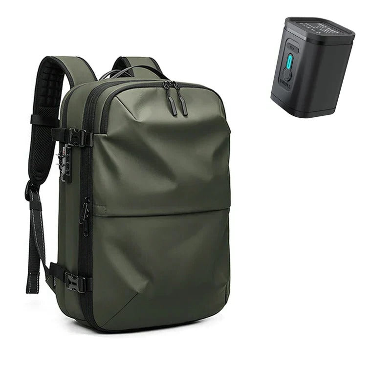 Compression Travel Backpack - in use