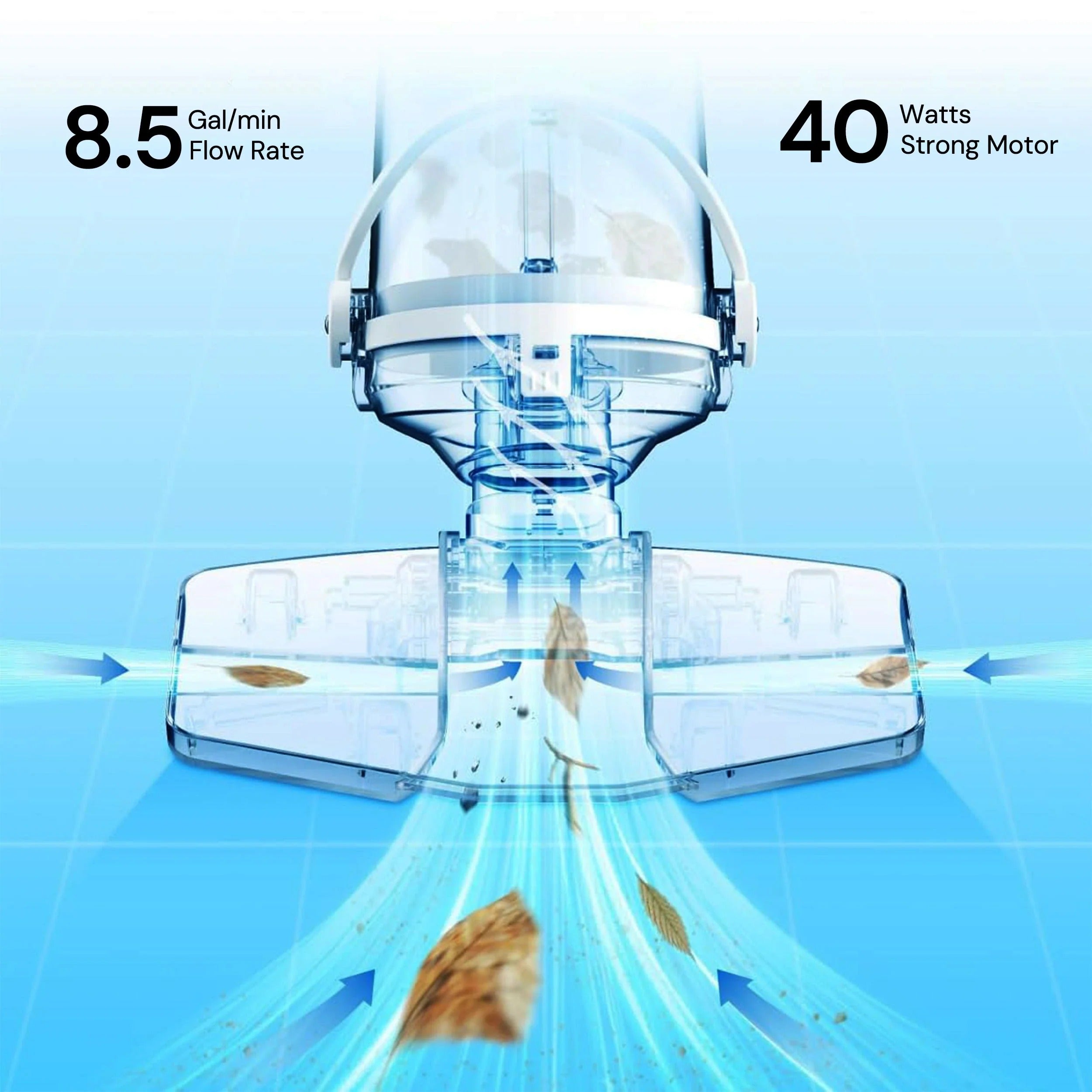 Cordless Pool Cleaner - detail