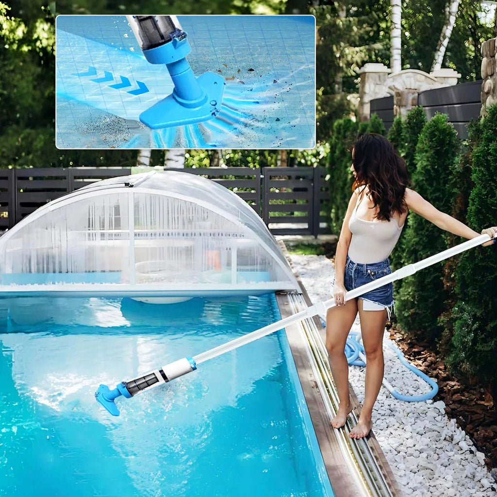 Cordless Pool Cleaner - in use