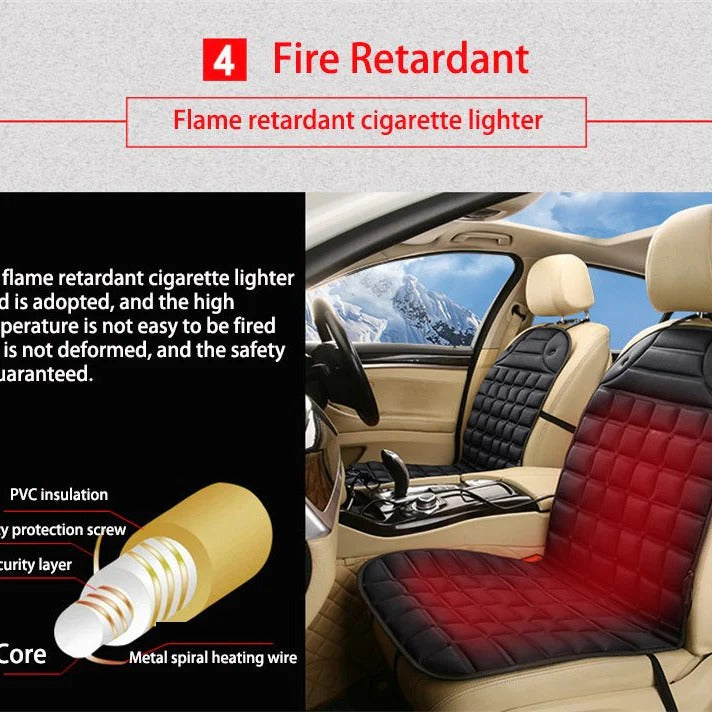 Heated Car Seat Cushion - detail