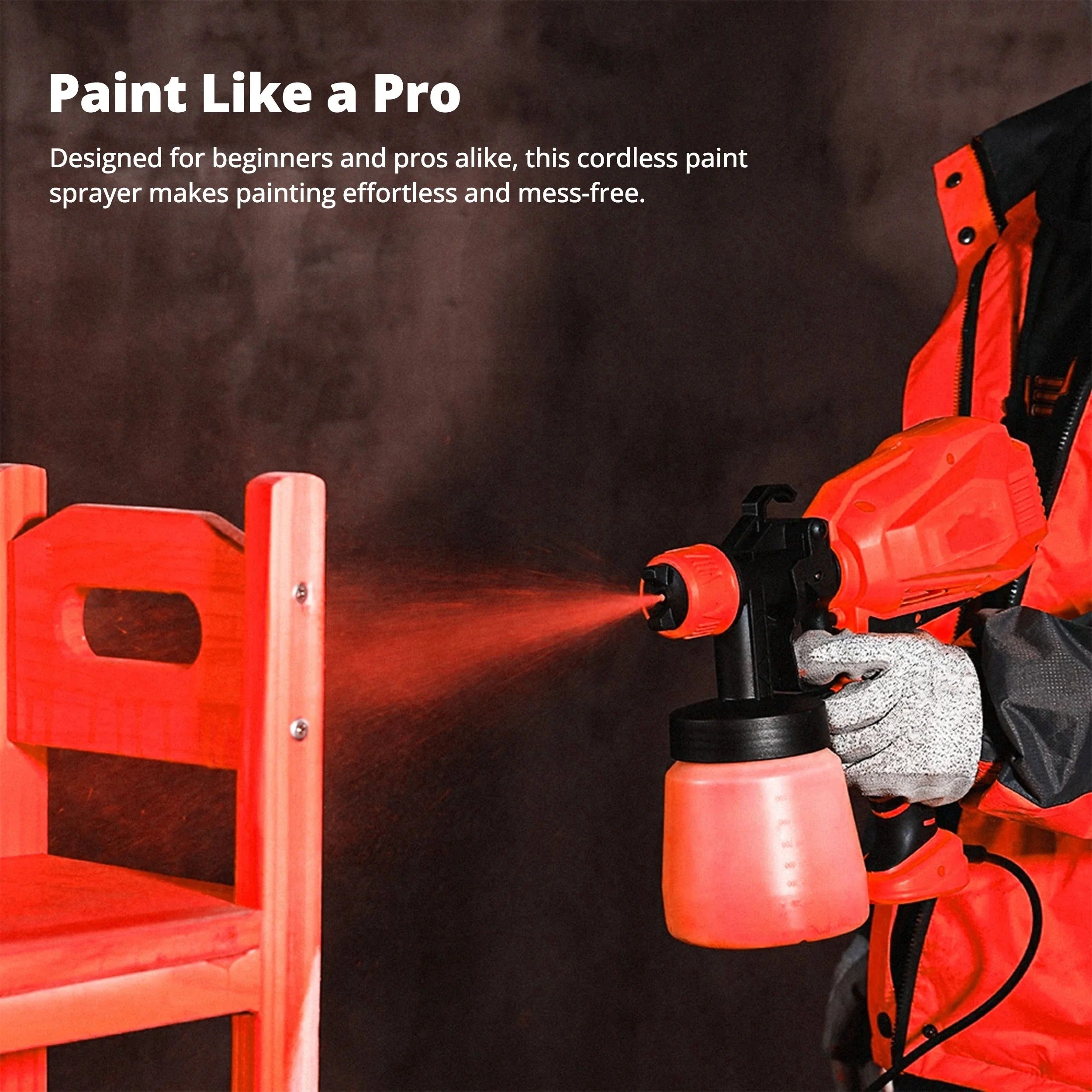 Cordless Paint Sprayer - detail