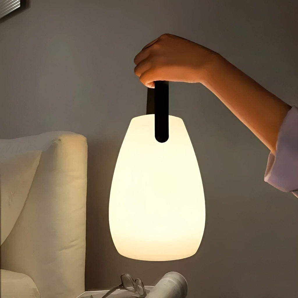 Cordless Waterproof LED Table Lamp - in use