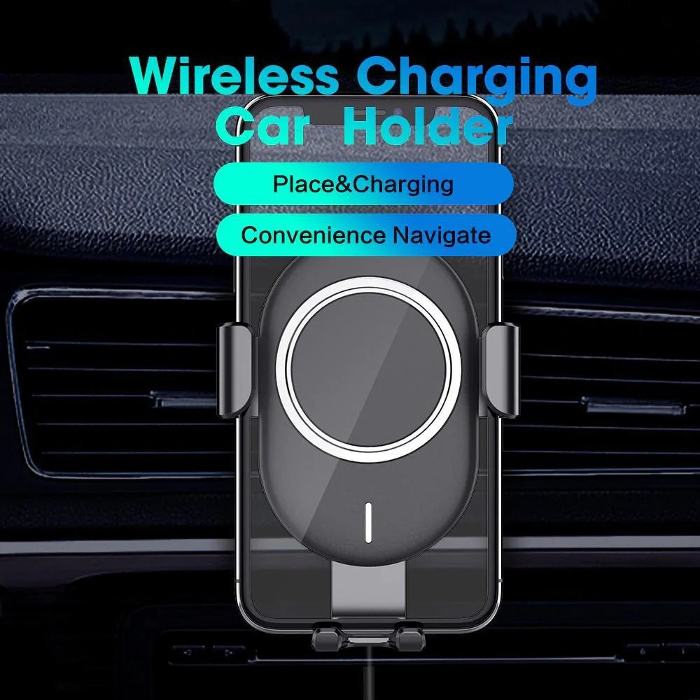 Auto Clamping Wireless Car Charger - detail