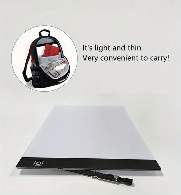 A4 LED Tracing Light Box - alternate angle