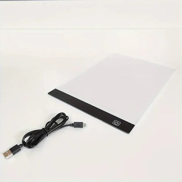 A4 LED Tracing Light Box - in use