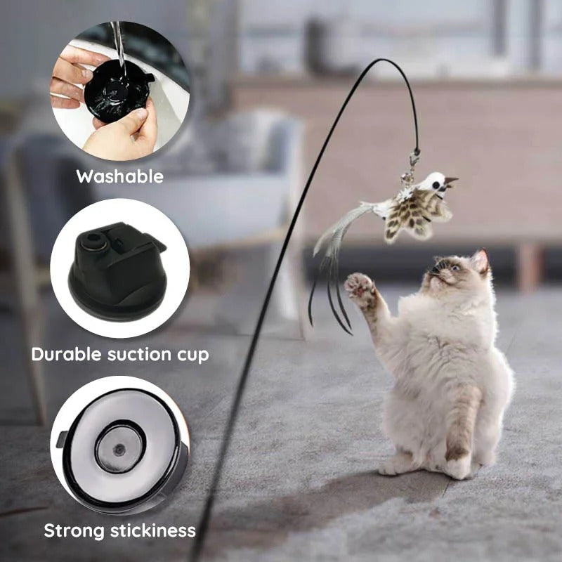 Bird Simulation Toy Set for Cats - detail
