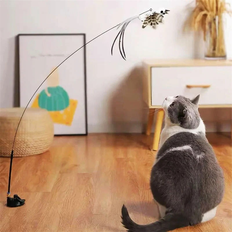 Bird Simulation Toy Set for Cats - alternate angle