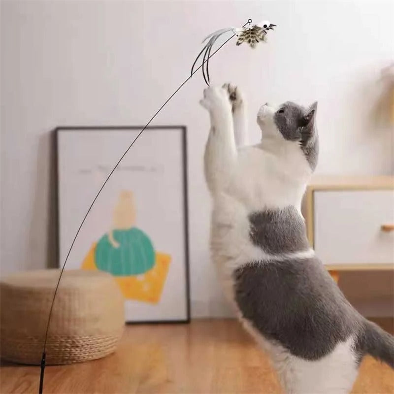 Bird Simulation Toy Set for Cats - detail
