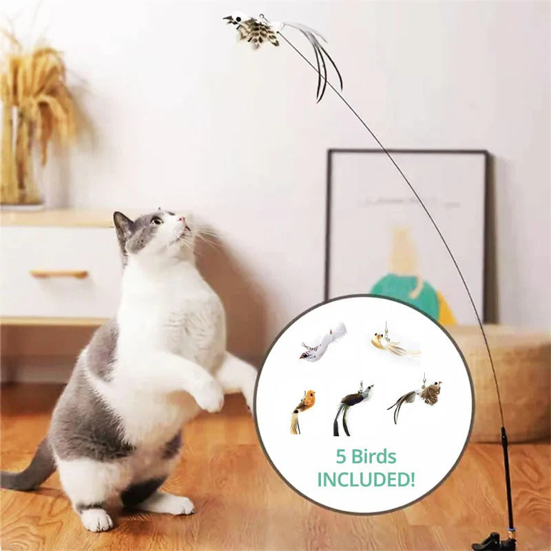 Bird Simulation Toy Set for Cats - detail