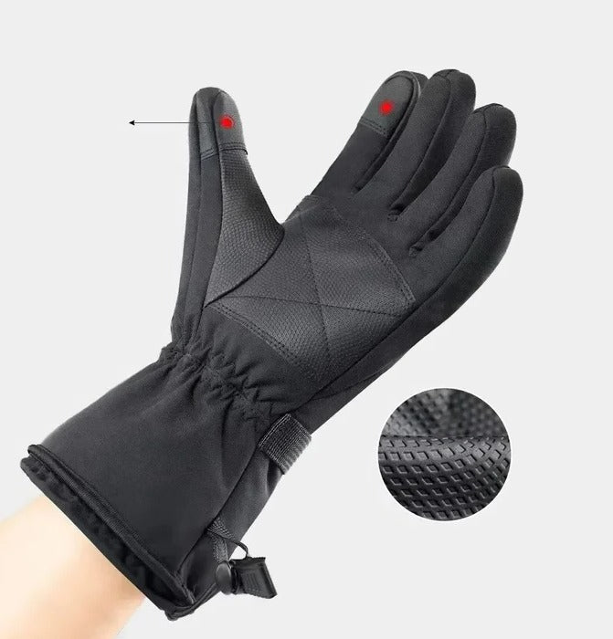 Heated Motorcycle Gloves - detail