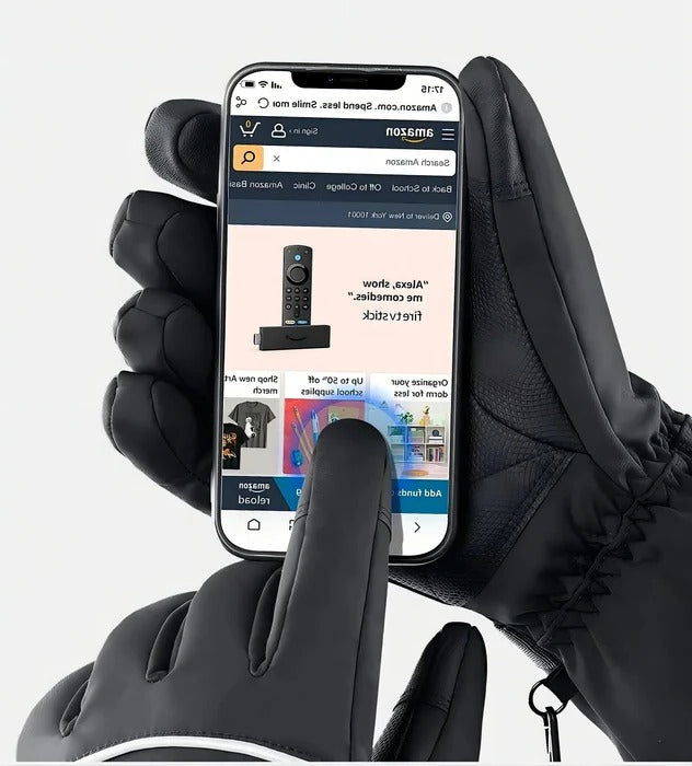 Heated Motorcycle Gloves - detail