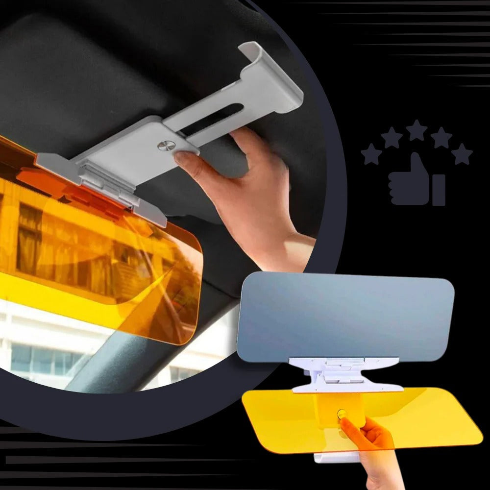 Dual-Use Car Visor Extender - detail