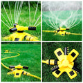 360 Rotating Lawn Sprinkler - Adjustable Multi-Pattern Garden Watering System