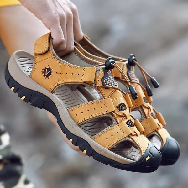 All-Weather Sandals For Men - in use