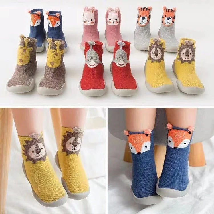 Children's Soft Sole Shoe Socks - detail