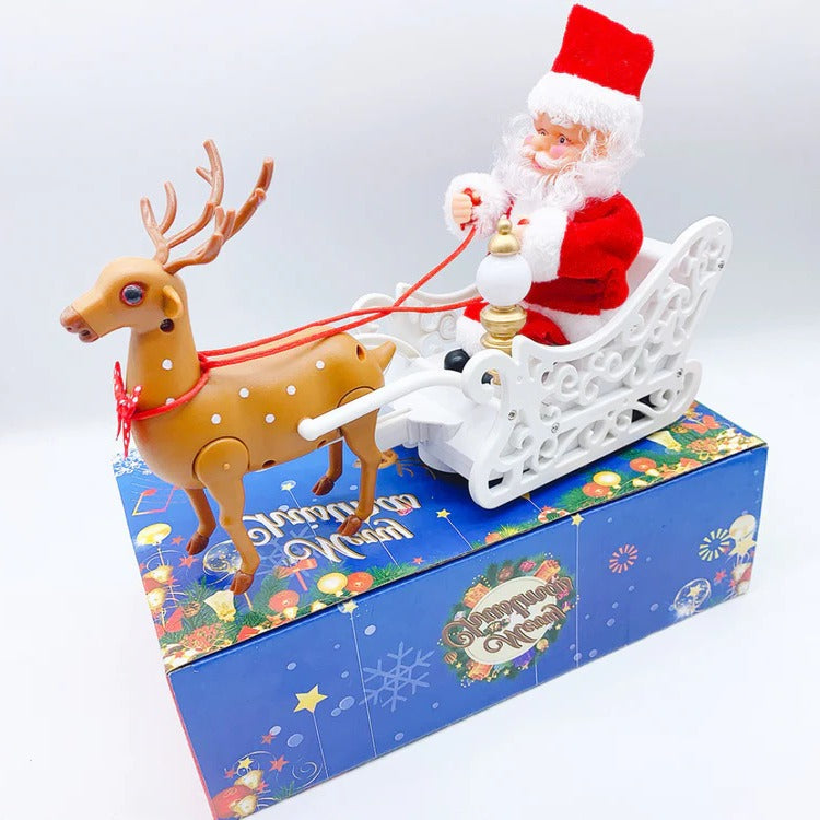 Climbing Santa Holiday Display Toy - alternate angle