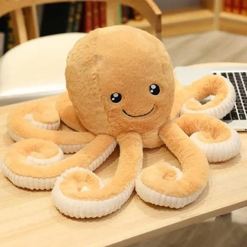 Giant Octopus Plush Stuffed Animal - detail