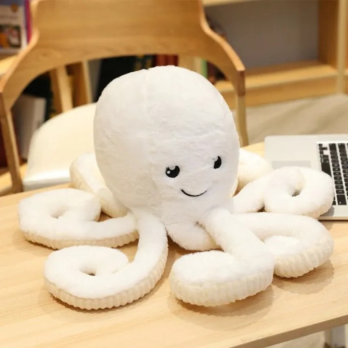 Giant Octopus Plush Stuffed Animal - in use