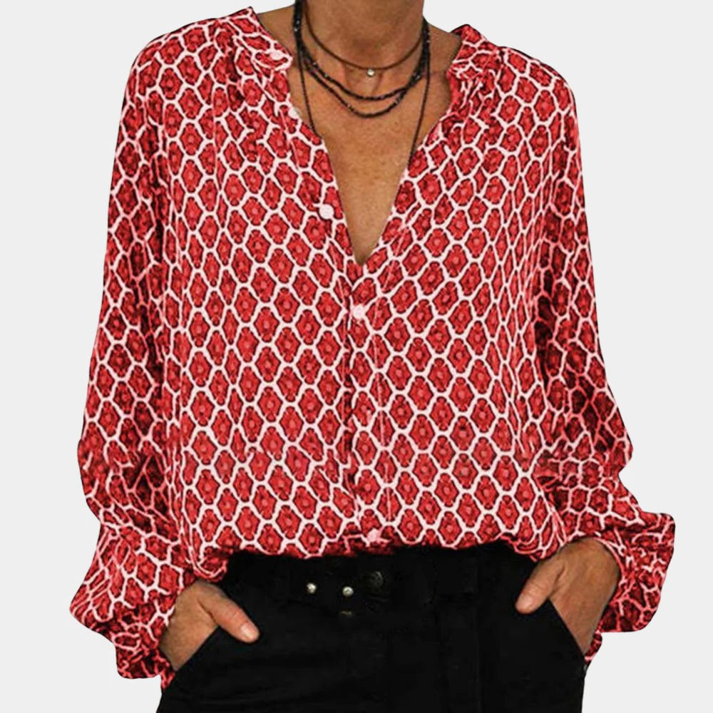 Comfortable Ladies Blouse - detail