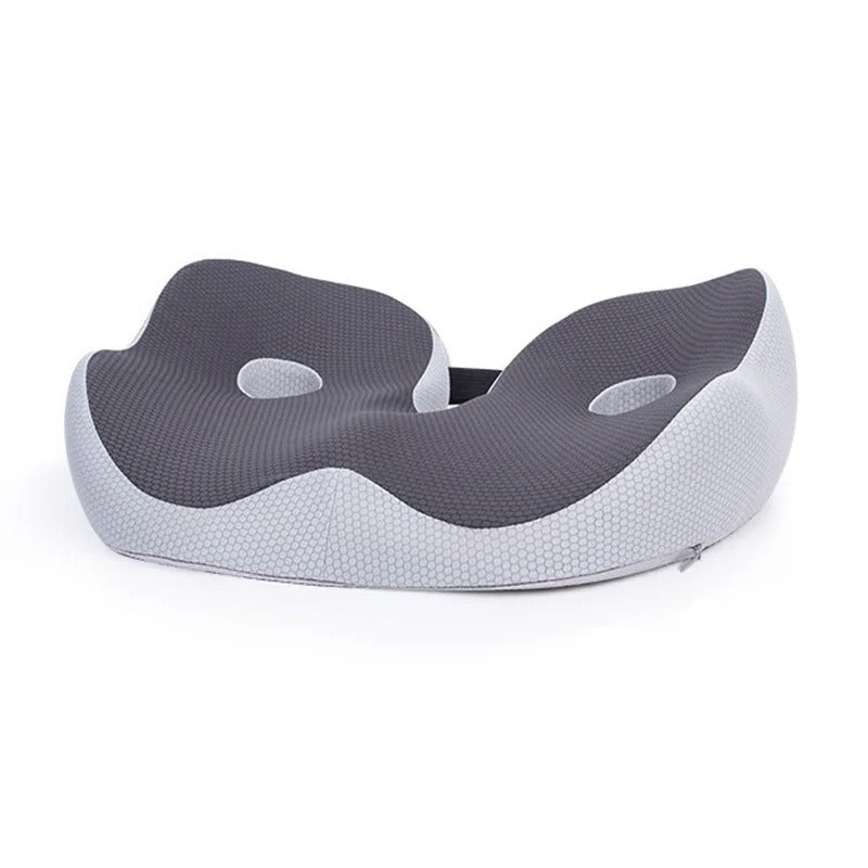 Adjustable Memory Foam Sit Bone Relief Seat Cushion - alternate angle