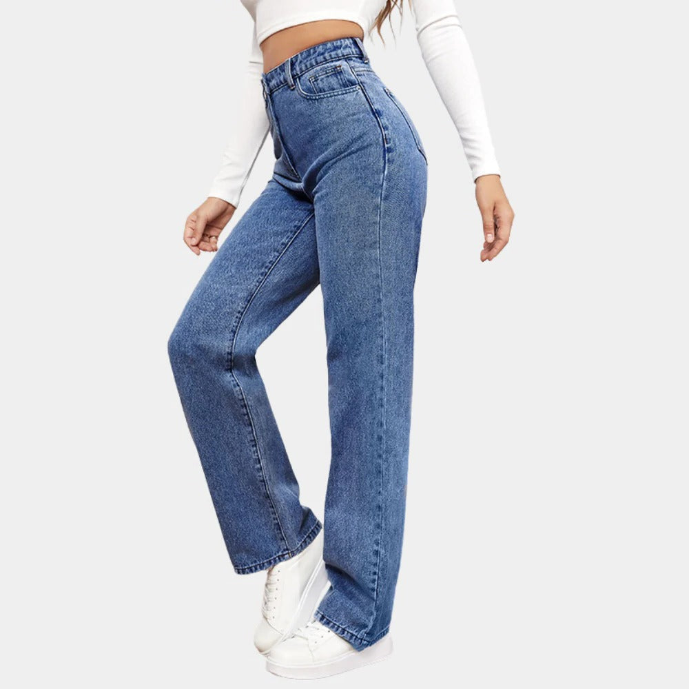 Casual Baggy Jeans For Women - detail