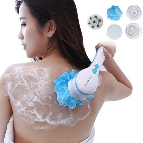 Exfoliating Body Brush with 5 Interchangeable Attachments
