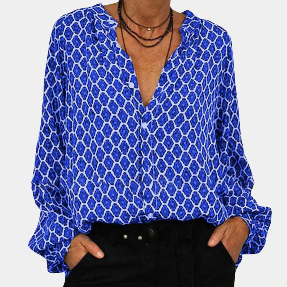 Comfortable Ladies Blouse - alternate angle