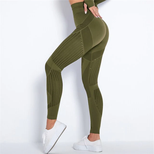 Anti-Cellulite Compression Leggings - in use