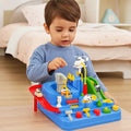 Children's Mechanical Vehicle Track Game