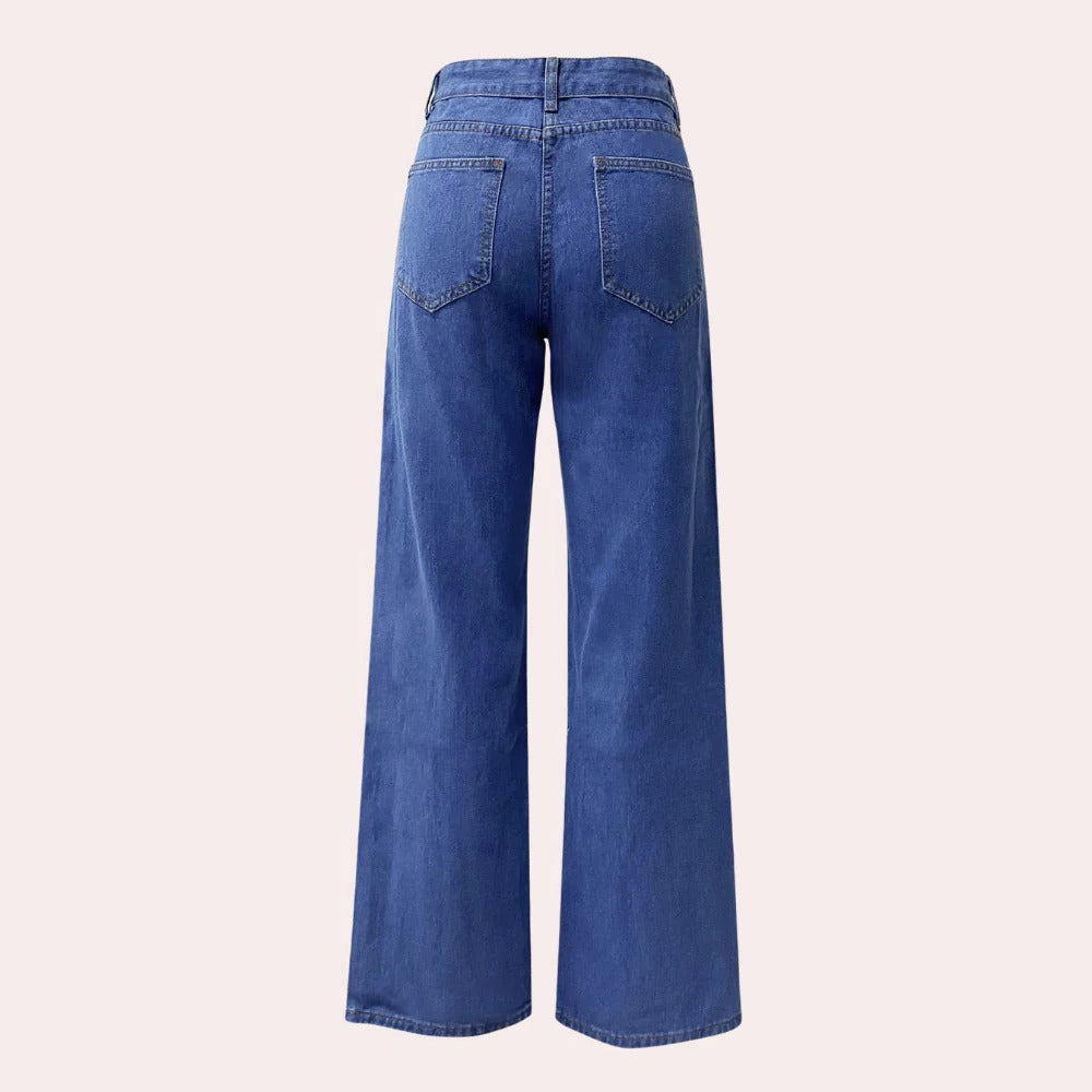 Casual Baggy Jeans For Women - detail