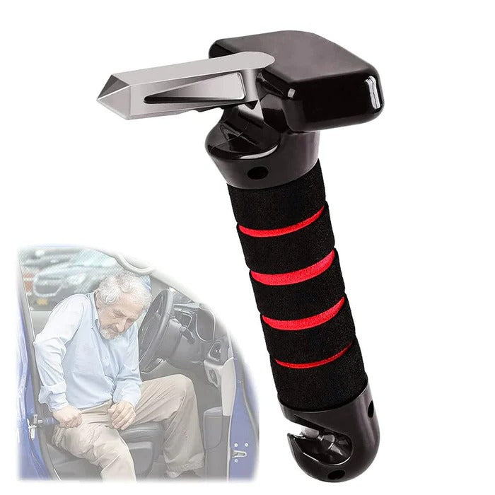 Elderly & Handicap Car Door Assist Handle - in use