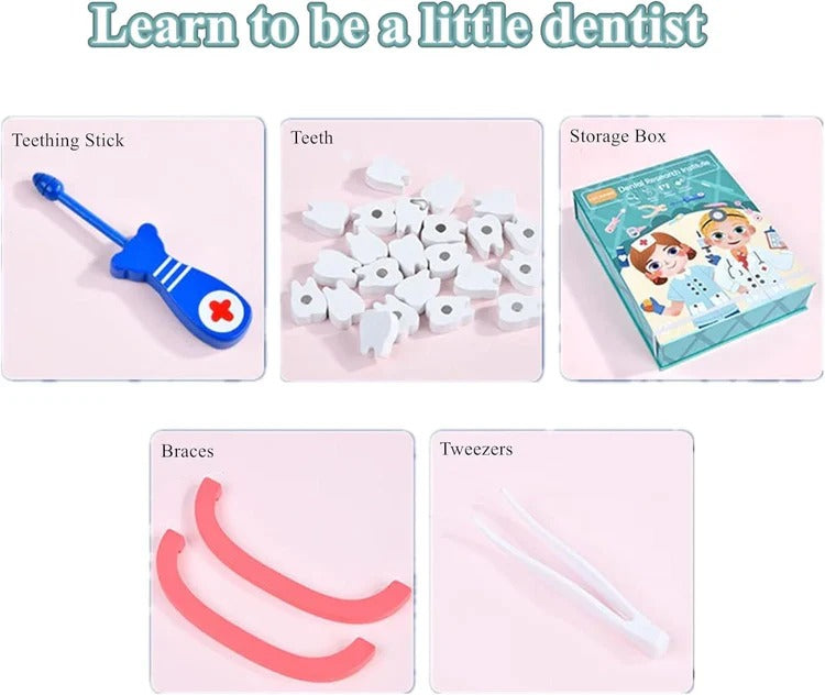 Children's Dentist Role-Play Kit - detail
