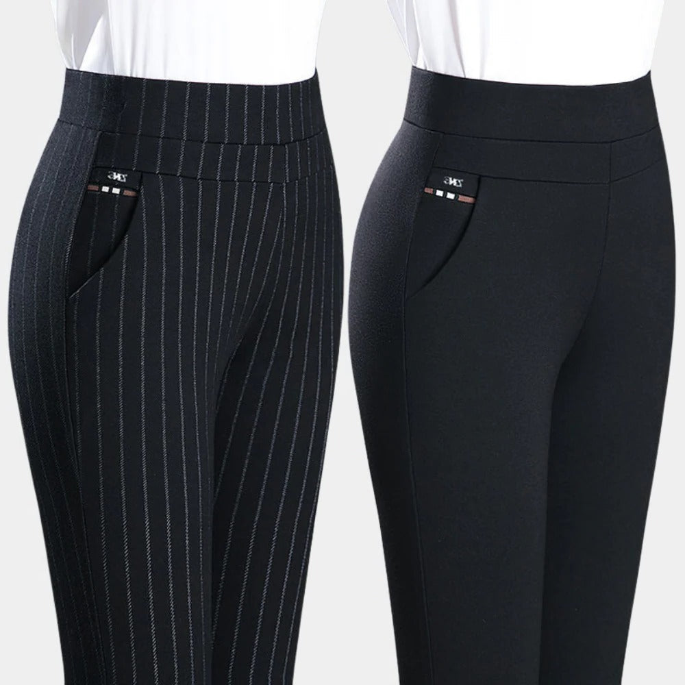 High Waist Stretch Pants - alternate angle