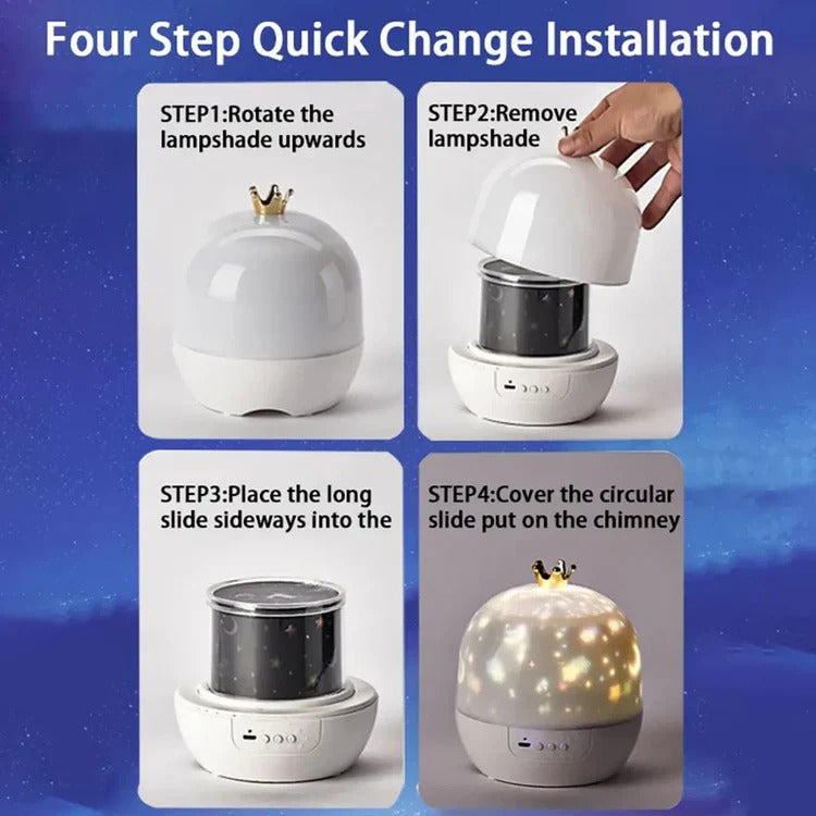 Children's Night Light and Ocean Projection Lamp - detail