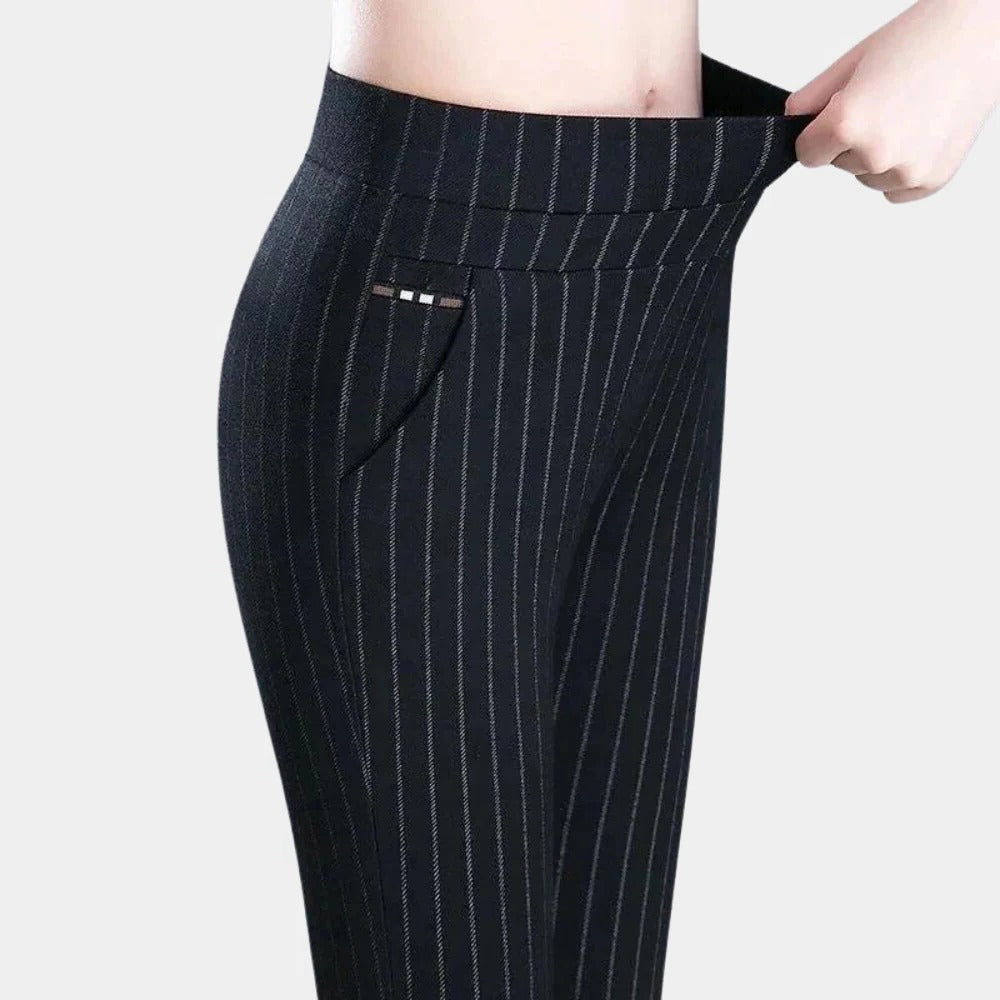 High Waist Stretch Pants - detail