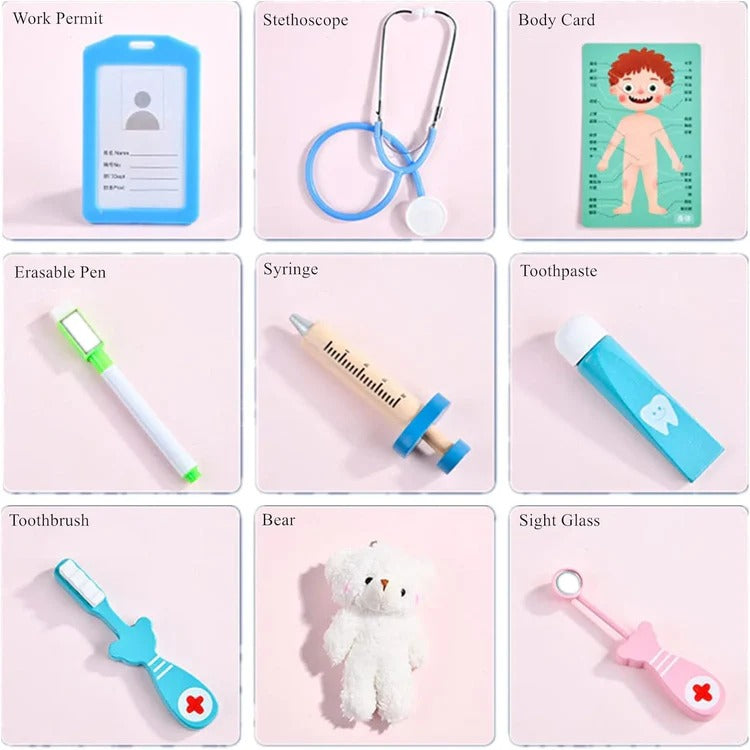 Children's Dentist Role-Play Kit - detail